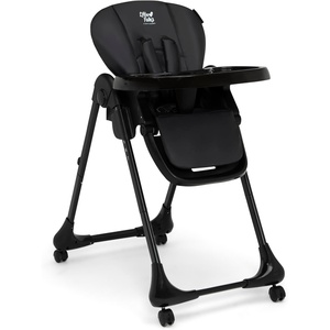 image:imageLittle Folks by Delta Children 2in1 SlimFold High Chair for Babies and Toddlers BlackBlack