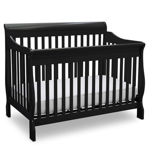 image:imageSimmons Kids Carter 6in1 Convertible Crib  Greenguard Gold Certified Bianca WhiteEbony Black