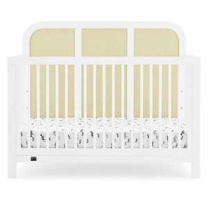 image:imageSimmons Kids Theo 6in1 Convertible Crib  Greenguard Gold Certified Bianca WhiteTextured Almond