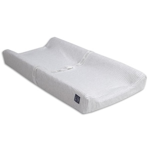 image:imagebabyGap Contoured Changing Pad with Cooling Cover by Delta Children Grey StripeGrey Stripe