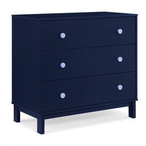 image:imagebabyGap Legacy 3 Drawer Dresser with Interlocking Drawers by Delta Children NavyLight BlueNavyLight Blue