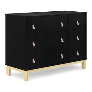 image:imagebabyGap Legacy 6 Drawer Dresser with Leather Pulls and Interlocking Drawers by Delta Children  Greenguard Gold Certified Sage Green wNaturalEbonyNatural