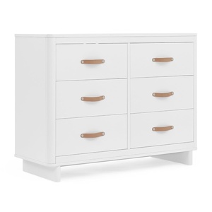 image:imagebabyGap Skye 6 Drawer Dresser with Interlocking Drawers by Delta Children  Greenguard Gold Certified AcornBianca White