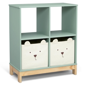 image:imagebabyGap by Delta Children Brannan Bear Bookcase with Bins Sage GreenSage Green