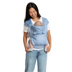 image:imagebabyGap by Delta Children Legacy 3in1 Baby Carrier  Newborn to Toddler Holds 75 to 25 lbs Facein and FaceOut Baby Carrier Wrap with Lumbar Support Ergonomic GreyChambray
