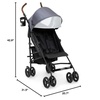 image:imageDelta Children 365 Plus Stroller  Lightweight Travel Stroller with Compact Fold IronIron