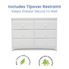 image:imageDelta Children Emerson 6 Drawer Dresser Greenguard Gold Certified Bianca White