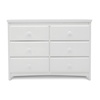 image:imageDelta Children Emerson 6 Drawer Dresser Greenguard Gold Certified Bianca White