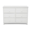 image:imageDelta Children Emerson 6 Drawer Dresser Greenguard Gold Certified Bianca White