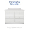 image:imageDelta Children Emerson 6 Drawer Dresser Greenguard Gold Certified Bianca White