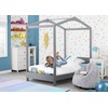 image:imageDelta Children Poppy House Wood Twin Bed Platform Bed  No Box Spring Needed Bianca WhiteGrey