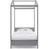 image:imageDelta Children Poppy House Wood Twin Bed Platform Bed  No Box Spring Needed Bianca WhiteGrey