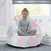 image:imageDelta Children Snuggle Foam Filled Chair Toddler Size for Kids Up to 6 Years Old Tie Dye