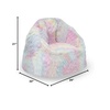 image:imageDelta Children Snuggle Foam Filled Chair Toddler Size for Kids Up to 6 Years Old Tie Dye