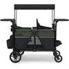 image:imageJeep Aries Stroller Wagon by Delta Children Premium Wagon for 2 Kids with Convertible Seats Adjustable PushPull Handles Removable Canopy amp Flat Fold  Greenguard Gold Certified BlackGreenBlackGreen