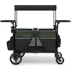 image:imageJeep Aries Stroller Wagon by Delta Children Premium Wagon for 2 Kids with Convertible Seats Adjustable PushPull Handles Removable Canopy amp Flat Fold  Greenguard Gold Certified BlackGreenBlackGreen