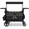image:imageJeep Aries Stroller Wagon by Delta Children Premium Wagon for 2 Kids with Convertible Seats Adjustable PushPull Handles Removable Canopy amp Flat Fold  Greenguard Gold Certified BlackGreenBlackGreen