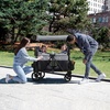 image:imageJeep Aries Stroller Wagon by Delta Children Premium Wagon for 2 Kids with Convertible Seats Adjustable PushPull Handles Removable Canopy amp Flat Fold  Greenguard Gold Certified BlackGreenGrey