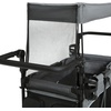 image:imageJeep Aries Stroller Wagon by Delta Children Premium Wagon for 2 Kids with Convertible Seats Adjustable PushPull Handles Removable Canopy amp Flat Fold  Greenguard Gold Certified BlackGreenGrey