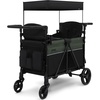 image:imageJeep Aries Stroller Wagon by Delta Children Premium Wagon for 2 Kids with Convertible Seats Adjustable PushPull Handles Removable Canopy amp Flat Fold  Greenguard Gold Certified BlackGreenBlackGreen