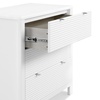 image:imageDelta Children Cassie 3 Drawer Dresser with Changing Top and Interlocking Drawers Bianca WhiteBianca White