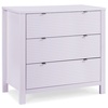 image:imageDelta Children Cassie 3 Drawer Dresser with Changing Top and Interlocking Drawers Bianca WhiteLilac