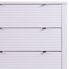 image:imageDelta Children Cassie 3 Drawer Dresser with Changing Top and Interlocking Drawers Bianca WhiteLilac
