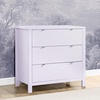 image:imageDelta Children Cassie 3 Drawer Dresser with Changing Top and Interlocking Drawers Bianca WhiteLilac