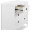 image:imageDelta Children Madeline 4 Drawer Dresser with Changing Top and Interlocking Drawers  Greenguard Gold Certified Bianca WhiteBianca White