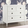 image:imageDelta Children Madeline 4 Drawer Dresser with Changing Top and Interlocking Drawers  Greenguard Gold Certified Bianca WhiteBianca White