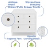 image:imageDelta Children Madeline 4 Drawer Dresser with Changing Top and Interlocking Drawers  Greenguard Gold Certified Bianca WhiteBianca White