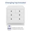 image:imageDelta Children Madeline 4 Drawer Dresser with Changing Top and Interlocking Drawers  Greenguard Gold Certified Bianca WhiteBianca White