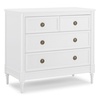 image:imageDelta Children Madeline 4 Drawer Dresser with Changing Top and Interlocking Drawers  Greenguard Gold Certified Bianca WhiteBianca White