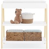 image:imageDelta Children Scout Changing Table  Greenguard Gold Certified Bianca WhiteBianca WhiteNatural