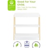 image:imageDelta Children Scout Changing Table  Greenguard Gold Certified Bianca WhiteBianca WhiteNatural