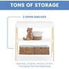 image:imageDelta Children Scout Changing Table  Greenguard Gold Certified Bianca WhiteBianca WhiteNatural