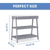 image:imageDelta Children Scout Changing Table  Greenguard Gold Certified Bianca WhiteGrey
