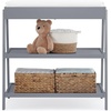 image:imageDelta Children Scout Changing Table  Greenguard Gold Certified Bianca WhiteGrey