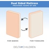 image:imageDelta Children Summer Breeze Mattress  Breathable Baby Crib amp Toddler Mattress with Cloud Core  Machine Washable Cover  GREENGUARD Gold  Waterproof  Sustainably Sourced Core ApricotWhiteSummer Crib Mattress
