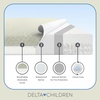 image:imageDelta Children Summer Breeze Mattress  Breathable Baby Crib amp Toddler Mattress with Cloud Core  Machine Washable Cover  GREENGUARD Gold  Waterproof  Sustainably Sourced Core ApricotWhiteSpring Breeze