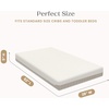image:imageDelta Children Summer Breeze Mattress  Breathable Baby Crib amp Toddler Mattress with Cloud Core  Machine Washable Cover  GREENGUARD Gold  Waterproof  Sustainably Sourced Core ApricotWhiteBreatheClear