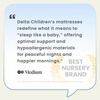 image:imageDelta Children Summer Breeze Mattress  Breathable Baby Crib amp Toddler Mattress with Cloud Core  Machine Washable Cover  GREENGUARD Gold  Waterproof  Sustainably Sourced Core ApricotWhiteSpring Breeze