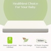 image:imageDelta Children Summer Breeze Mattress  Breathable Baby Crib amp Toddler Mattress with Cloud Core  Machine Washable Cover  GREENGUARD Gold  Waterproof  Sustainably Sourced Core ApricotWhiteBreatheClear