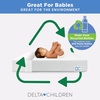 image:imageDelta Children Twinkle Stars Breathable 4inch Mini Crib Mattress with RemovableMachine Washable Cover  GREENGUARD Gold  Waterproof  Sustainably Sourced Core Fiber Core GreenWhite