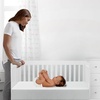 image:imageDelta Children Twinkle Stars Breathable 4inch Mini Crib Mattress with RemovableMachine Washable Cover  GREENGUARD Gold  Waterproof  Sustainably Sourced Core Fiber Core GreenWhite