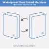 image:imageDelta Children Twinkle Stars Breathable 4inch Mini Crib Mattress with RemovableMachine Washable Cover  GREENGUARD Gold  Waterproof  Sustainably Sourced Core Fiber Core GreenPink
