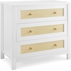 image:imageSimmons Kids Theo 3 Drawer Dresser with Changing Top and Interlocking Drawers Bianca WhiteTextured AlmondBianca WhiteTextured Almond
