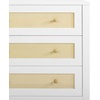 image:imageSimmons Kids Theo 3 Drawer Dresser with Changing Top and Interlocking Drawers Bianca WhiteTextured AlmondBianca WhiteTextured Almond