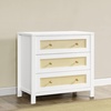 image:imageSimmons Kids Theo 3 Drawer Dresser with Changing Top and Interlocking Drawers Bianca WhiteTextured AlmondBianca WhiteTextured Almond