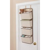 image:imageDelta Children 4 Pocket Over The Door Hanging Organizer Easy StorageOrganization Solution  Versatile and Accessible in Any Room in the House BeigeBeige